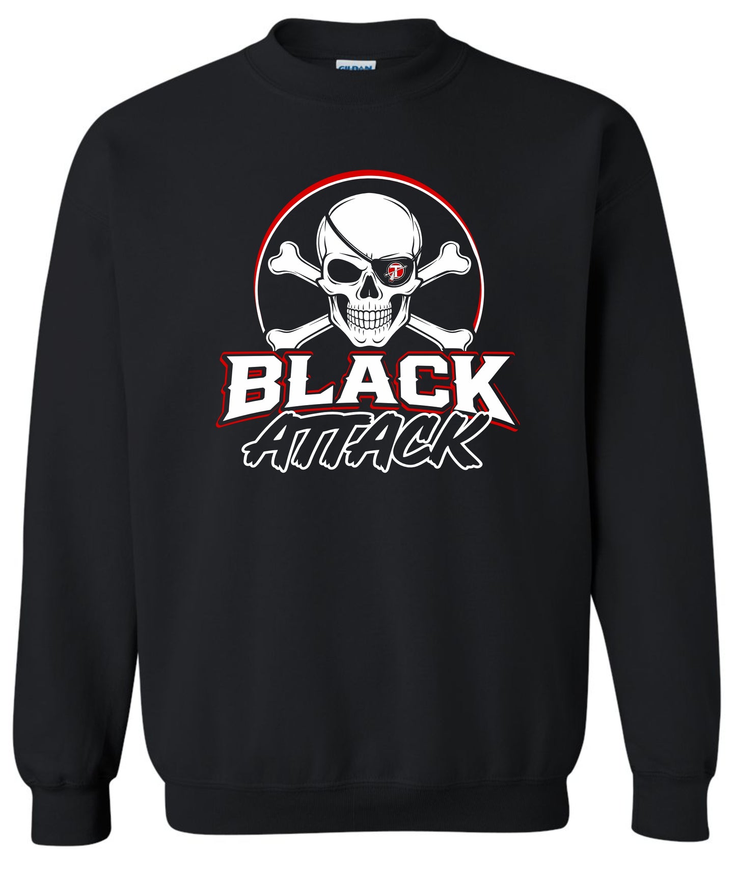 Black Attack Crewneck