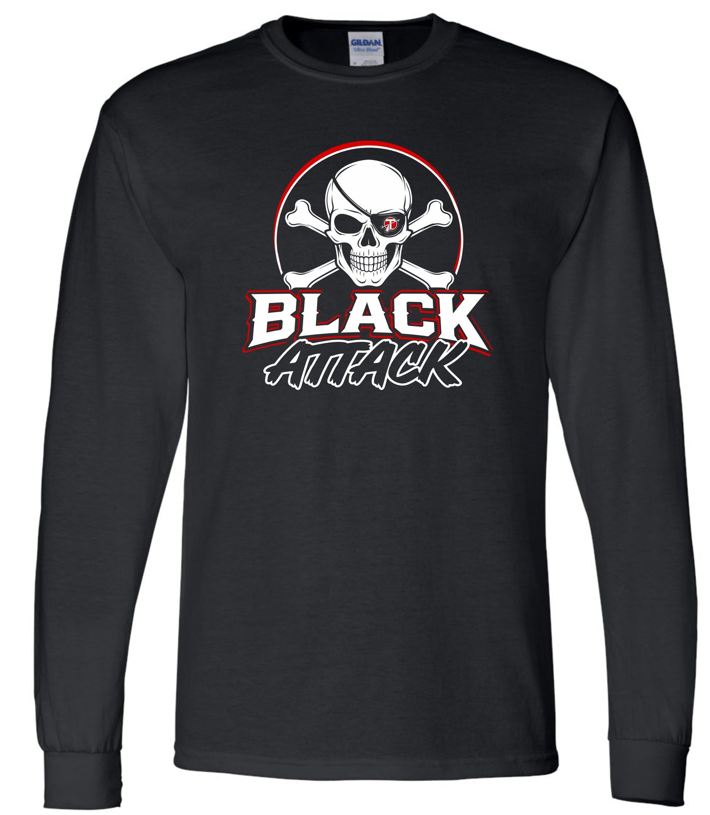 Black Attack Long Sleeve Tshirt