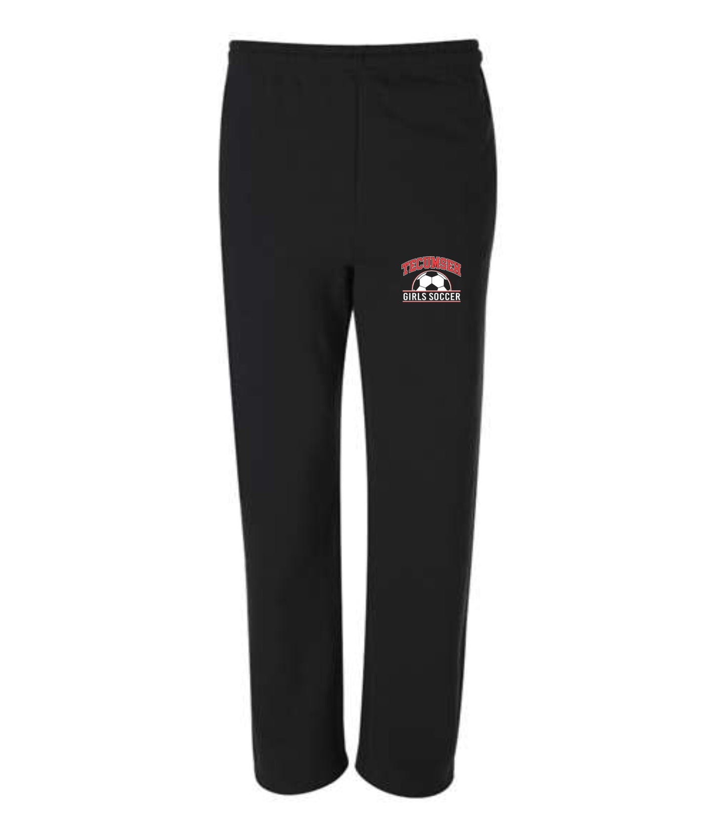Tecumseh Girls Soccer Classic Open Bottom Pocket Sweatpants