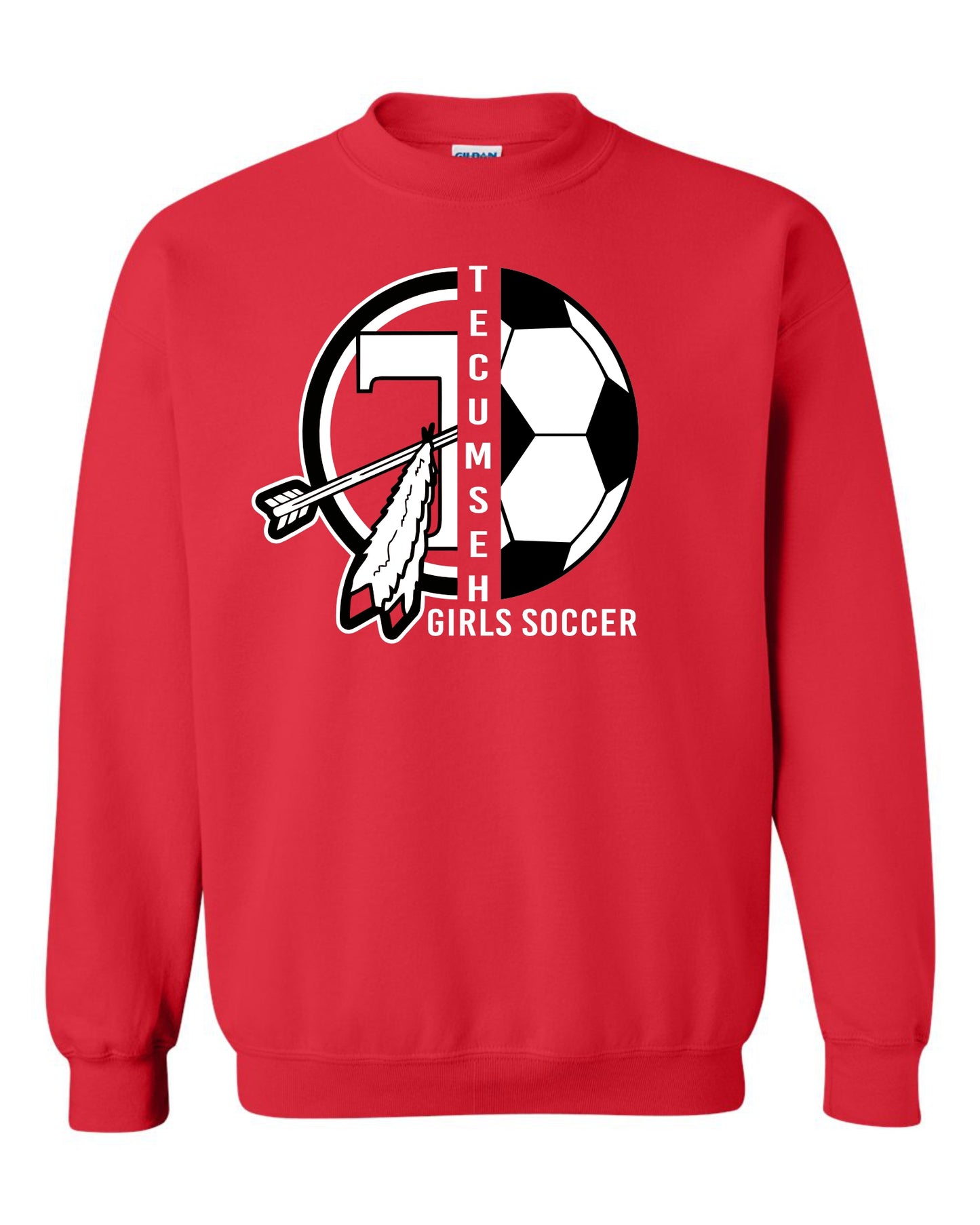 Girls Soccer T Crewneck