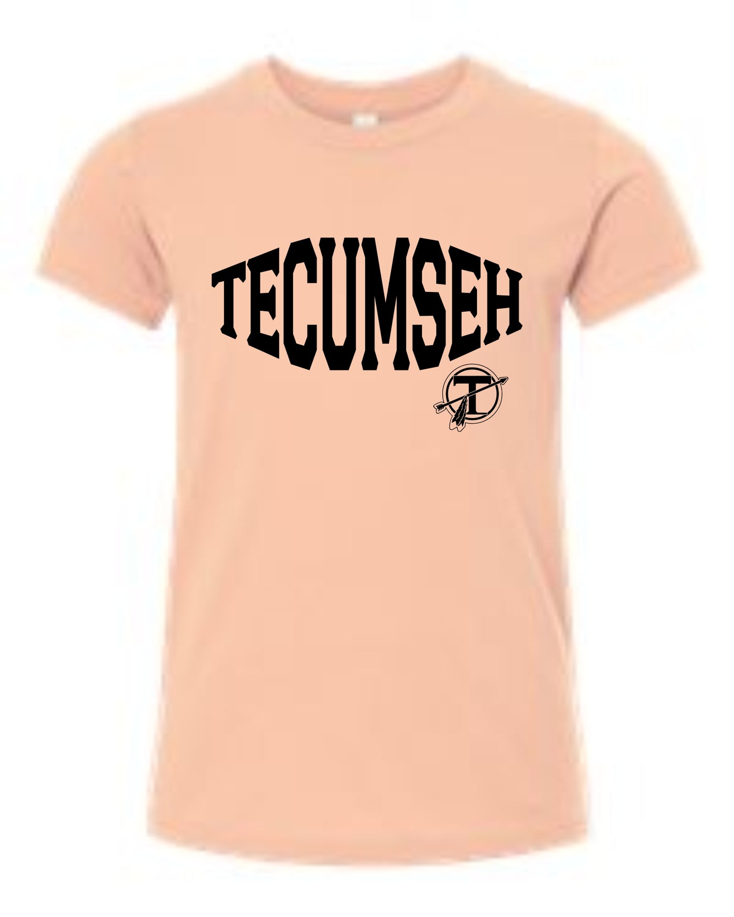 Tecumseh Bold Premium Soft Style T-shirt - STONE, PEACH or LAGOON