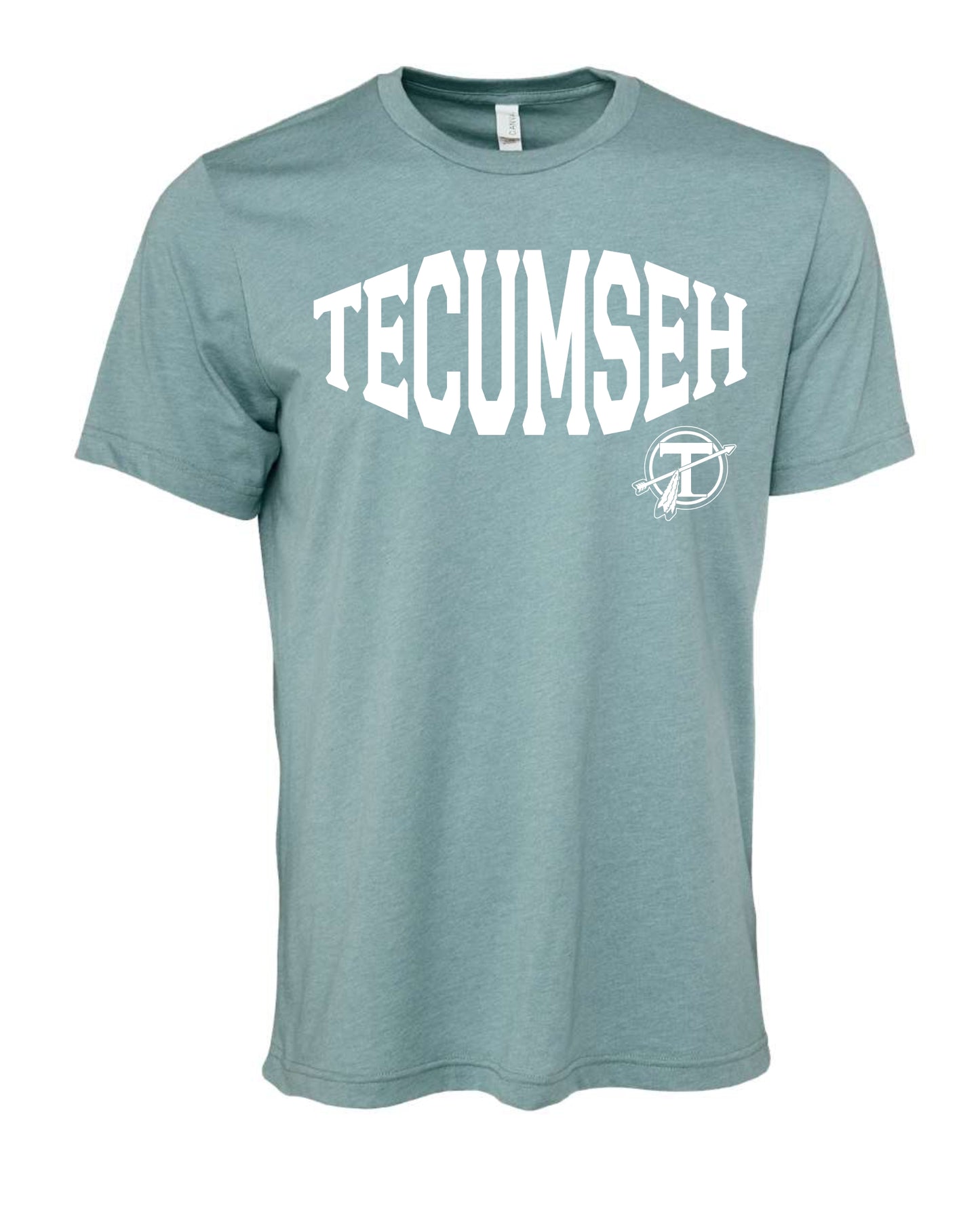 Tecumseh Bold Premium Soft Style T-shirt - STONE, PEACH or LAGOON