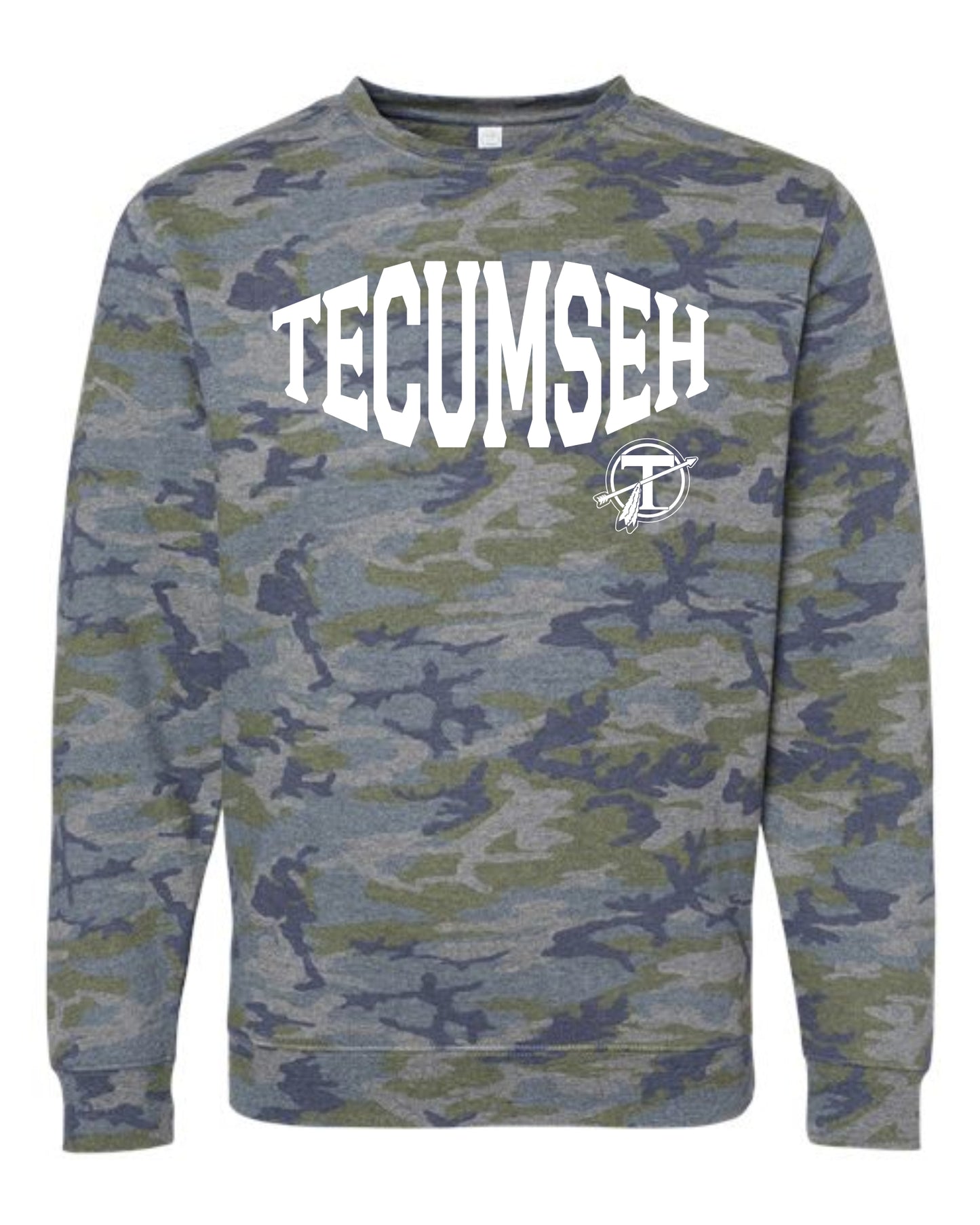 Tecumseh Bold Vintage Camo Crewneck Sweatshirt
