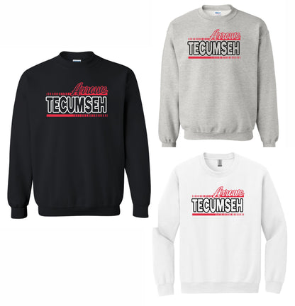 Arrows Motion Crewneck - BLACK, ASH, WHITE