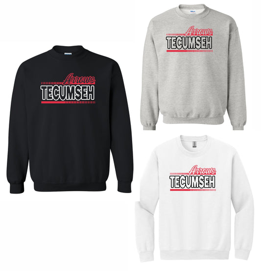 Arrows Motion Crewneck - BLACK, ASH, WHITE