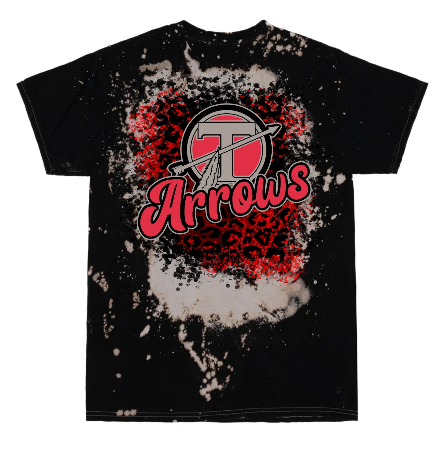 Arrows Bleach T-Shirt - Circle T or Arrows SPRAY