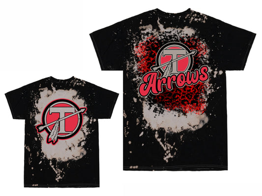 Arrows Bleach T-Shirt - Circle T or Arrows SPRAY