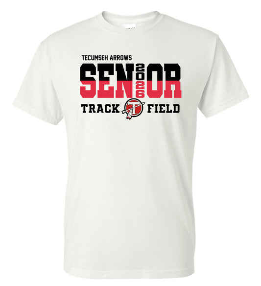 2026 Track Senior T-Shirt - WHITE