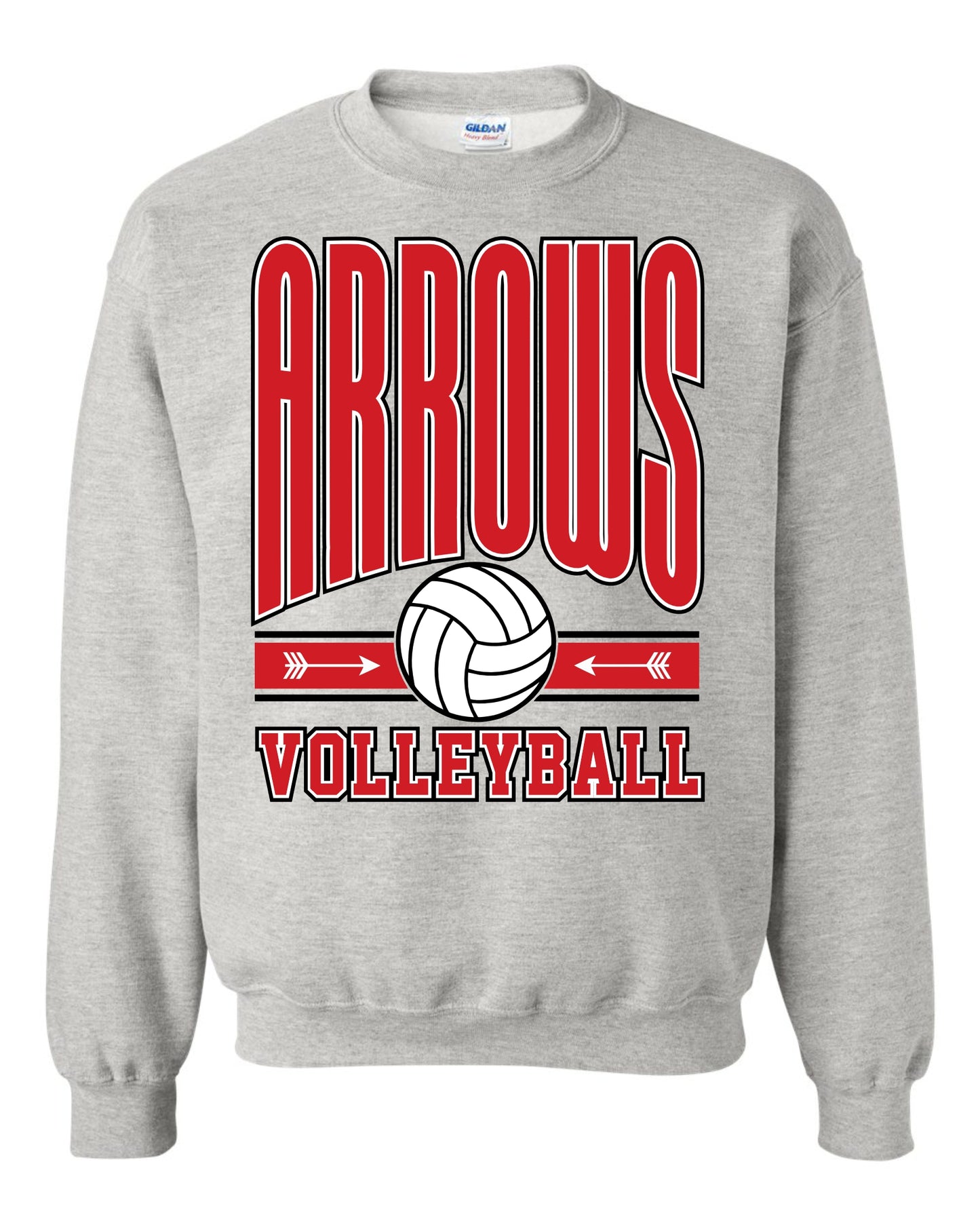 Arrows Powerplay Crewneck - ASH