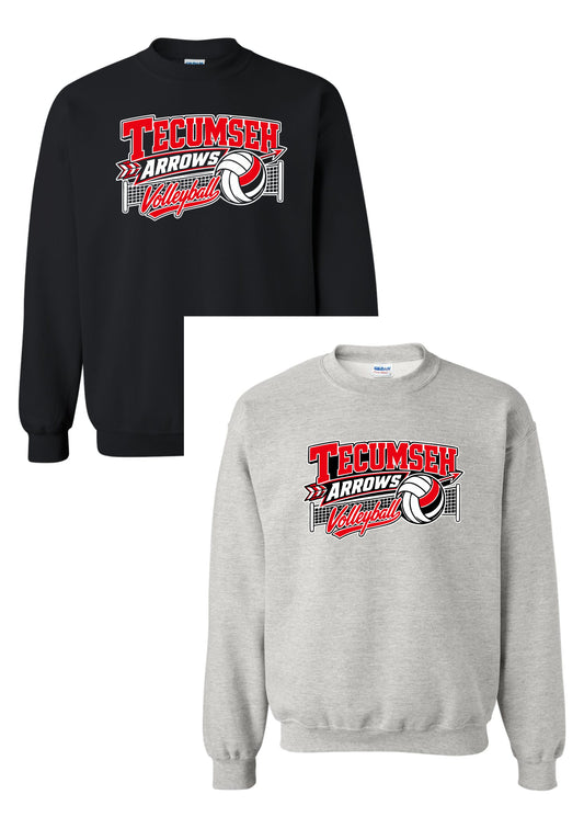 Tecumseh Court Crewneck - BLACK or ASH