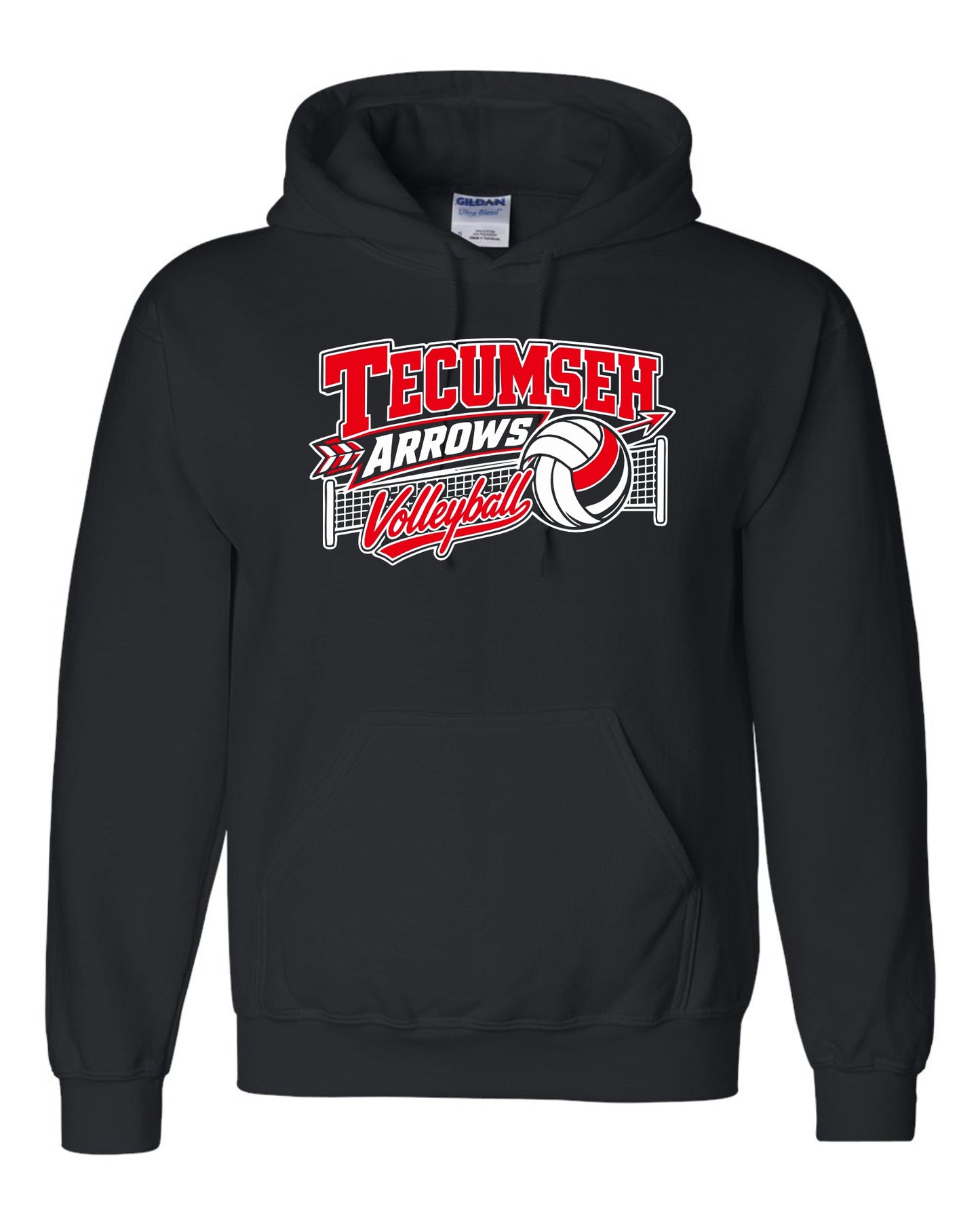 Tecumseh Court Hoodie - BLACK or ASH