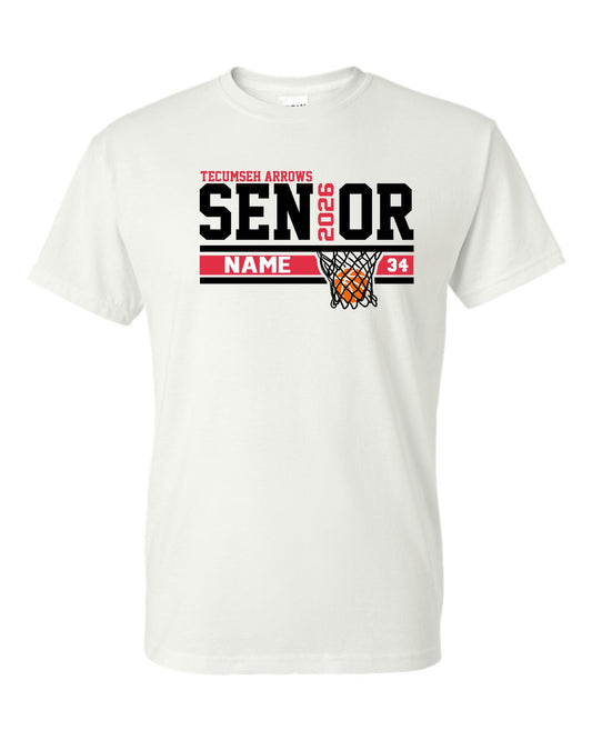 2026 Basketball Senior T-Shirt - WHITE