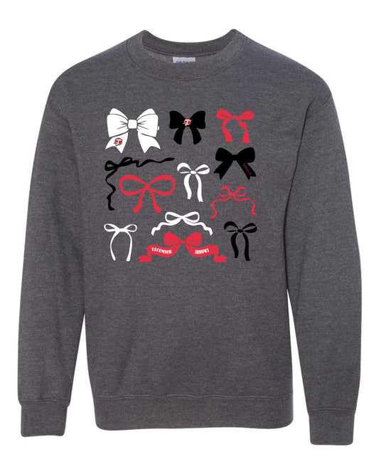 Arrows Bows Crewneck - Graphite Heather
