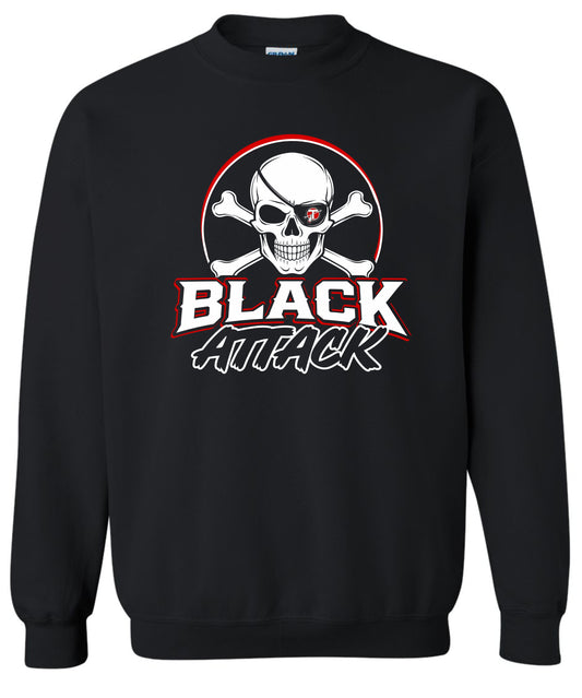 Black Attack Crewneck