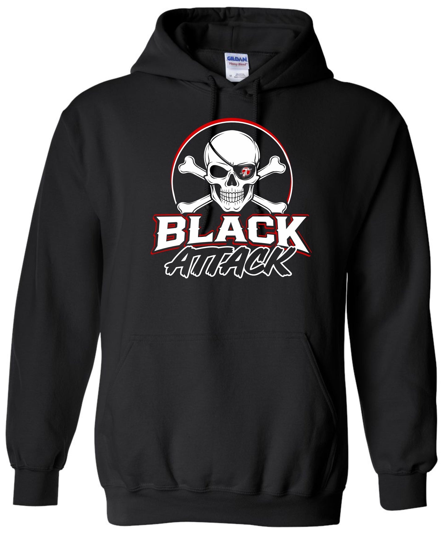 Black Attack Hoodie