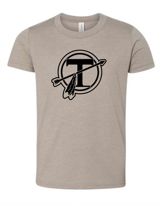 Circle T Premium Soft Style T-shirt - STONE, PEACH or LAGOON