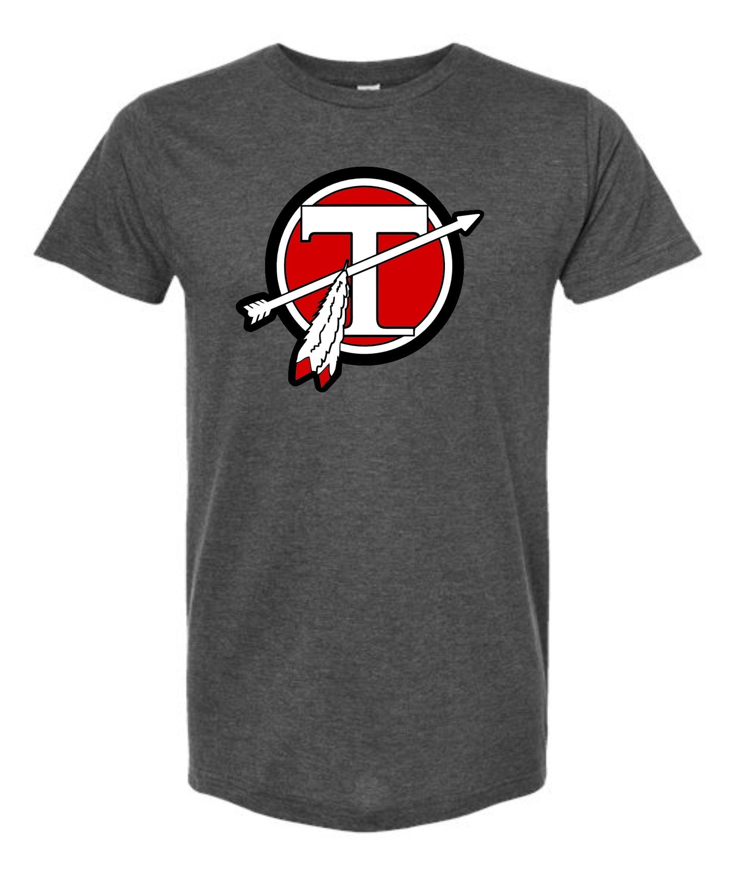 Circle T Colored Premium Soft Style T-Shirt - Dark Grey