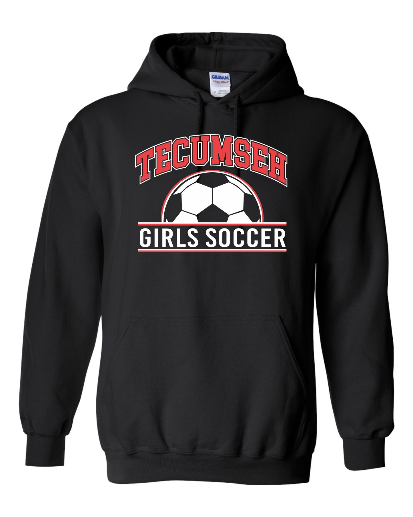 Tecumseh Girls Soccer Classic Hoodie - BLACK