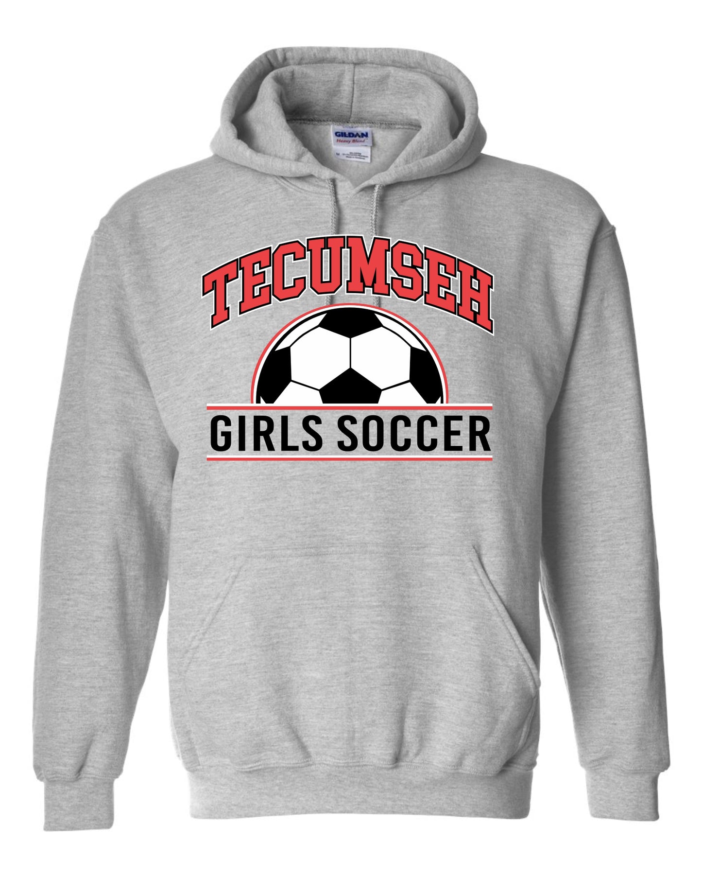 Tecumseh Girls Soccer Classic Hoodie - SPORT GREY