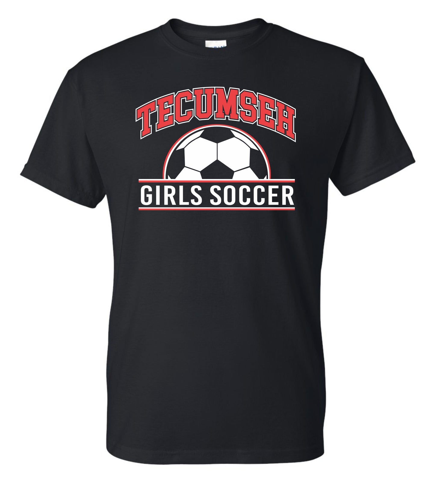 Tecumseh Girls Soccer Classic Tshirt - BLACK