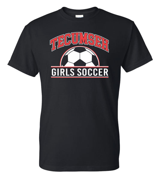 Tecumseh Girls Soccer Classic Tshirt - BLACK