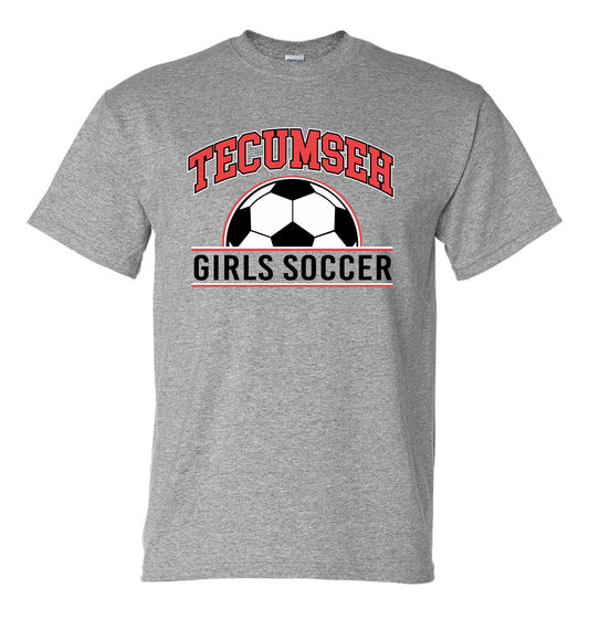 Tecumseh Girls Soccer Classic Tshirt - SPORT GREY
