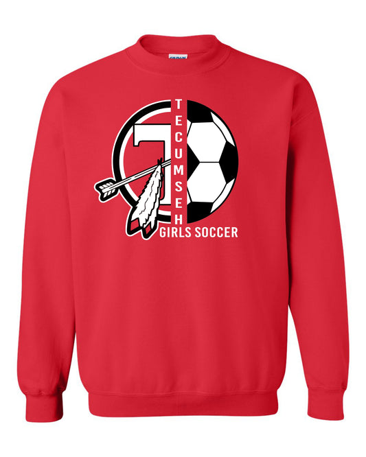 Girls Soccer T Crewneck