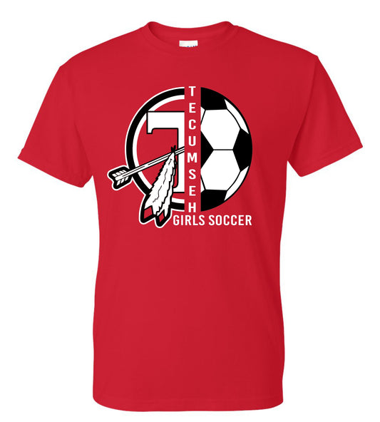 Girls Soccer T 50/50 Tshirt