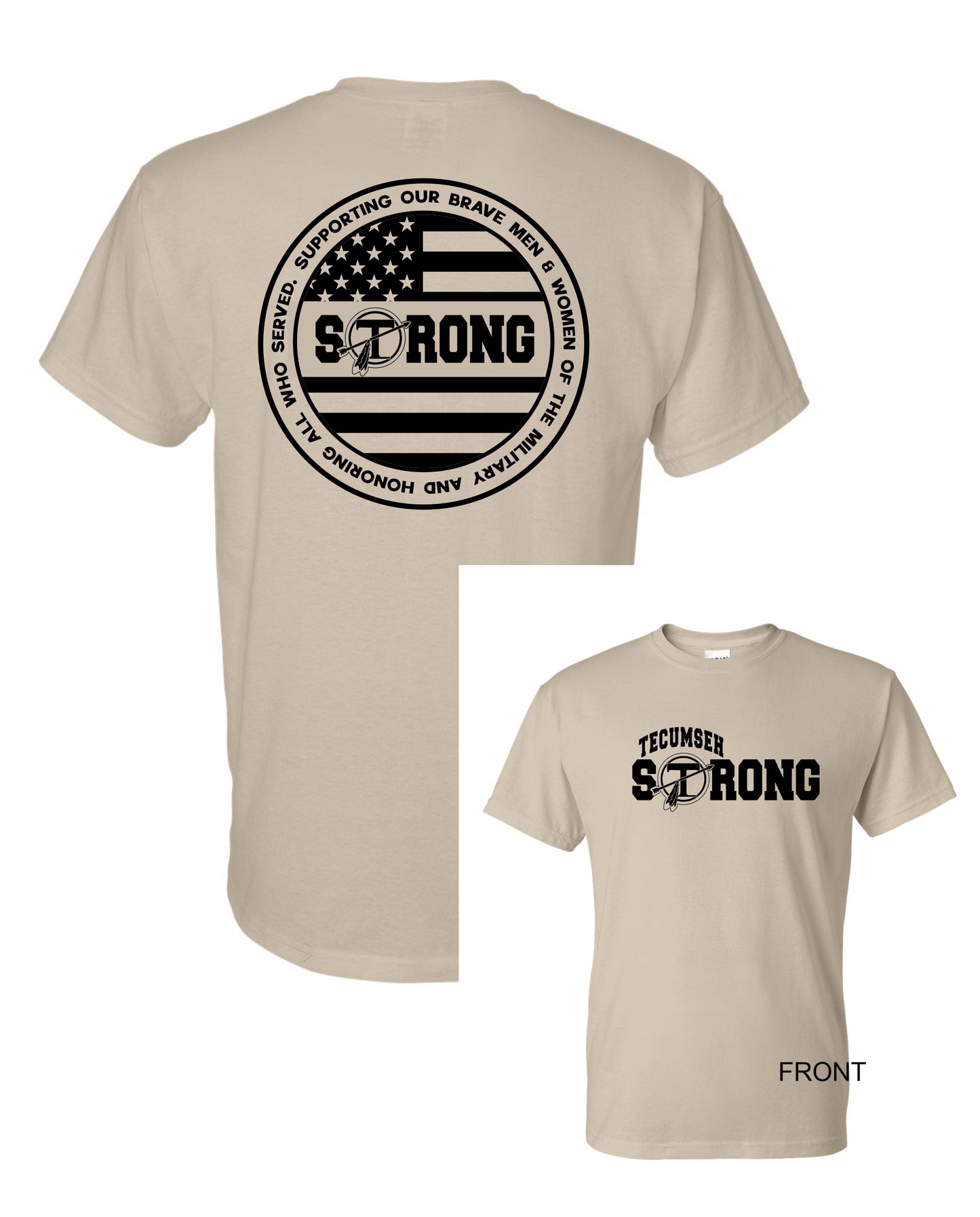 2025 Tecumseh Strong Military Appreciation Tshirt