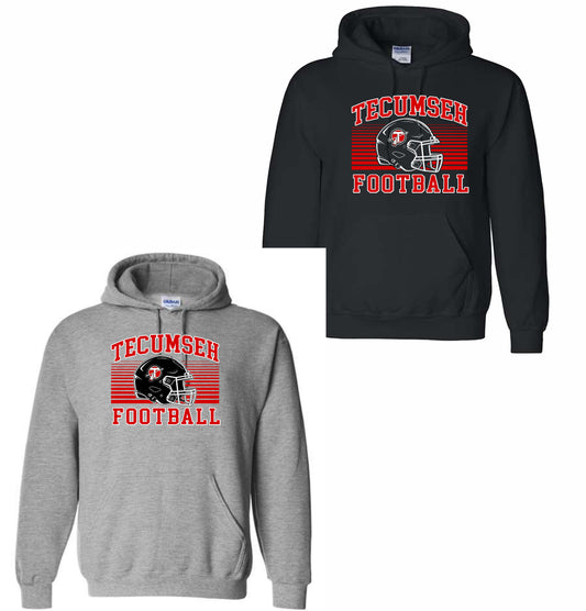 Tecumseh FB 80 Hoodie - BLACK or SPORT GREY