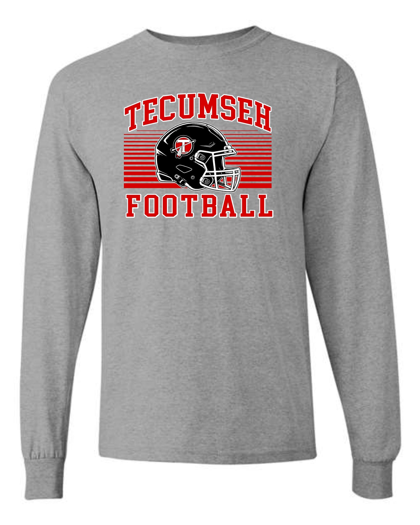 Tecumseh FB 80 Long Sleeve T-Shirt - BLACK or SPORT GREY