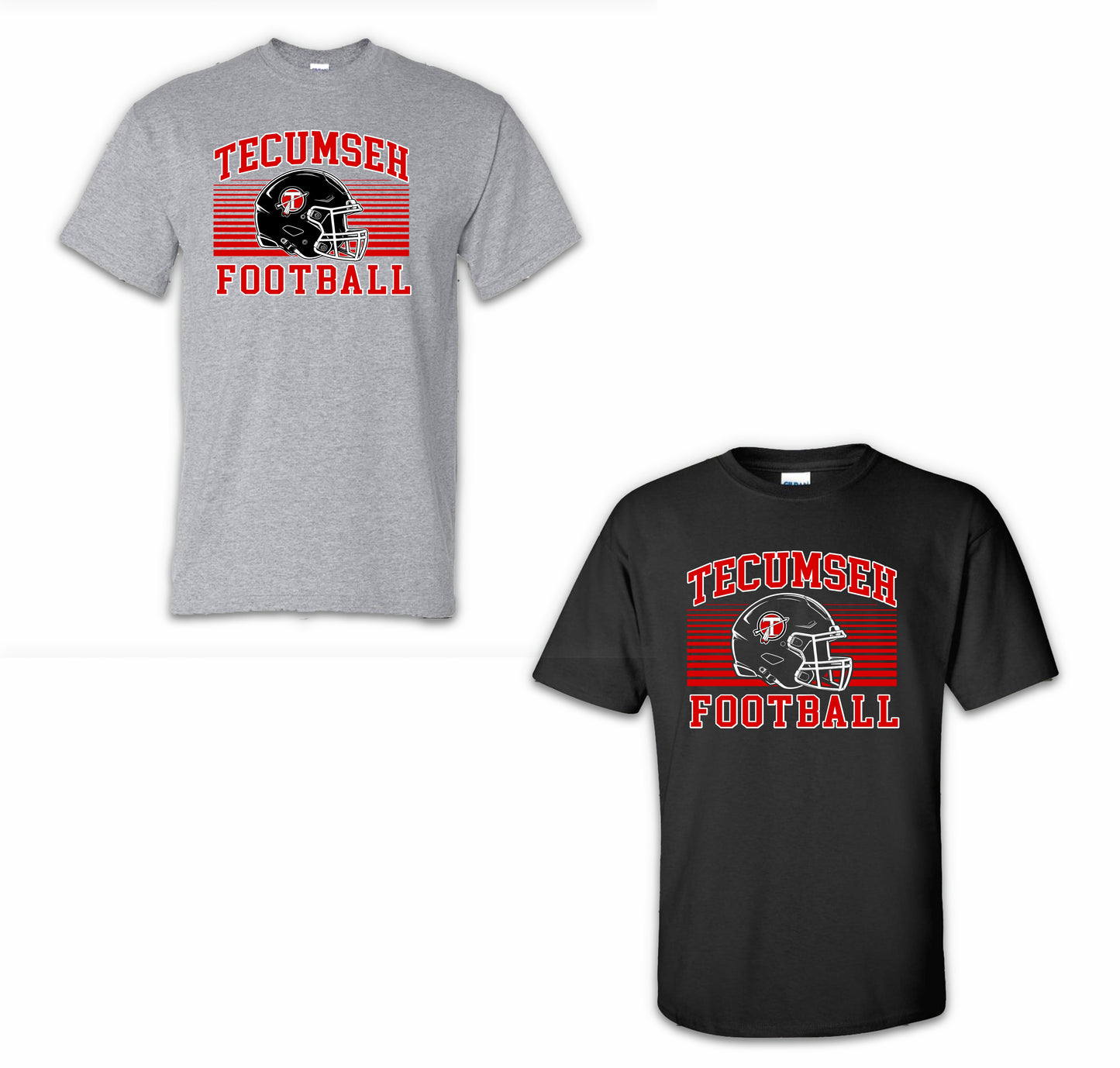 Tecumseh FB 80 50/50 T-Shirt - BLACK or SPORT GREY
