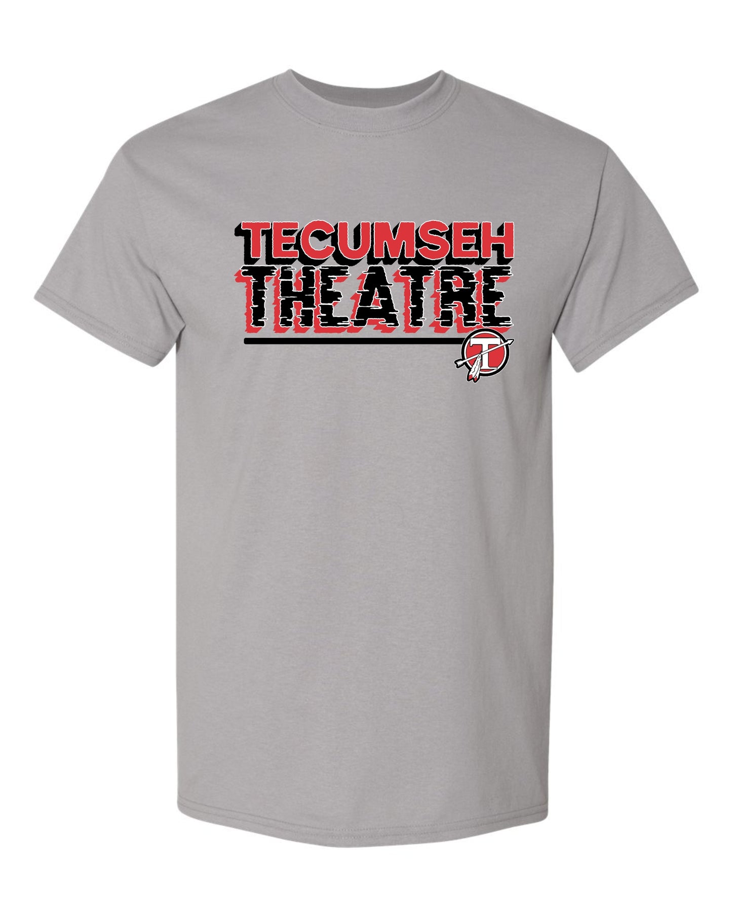 Tecumseh Theatre Broadcast T-Shirt - GRAVEL