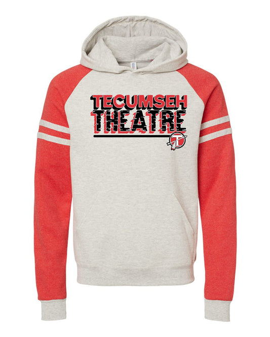 Tecumseh Theatre Broadcast Varisty Hoodie Red