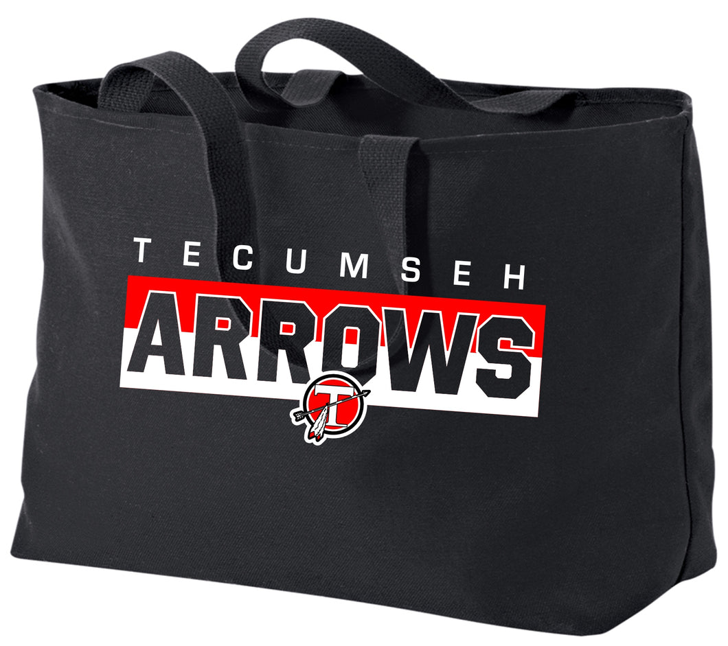 Tecumseh Arrows Bar Jumbo Twill Tote Bag