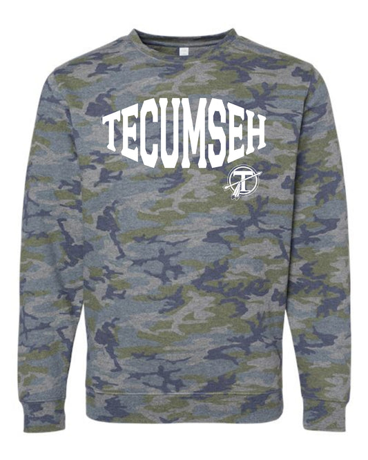 Tecumseh Bold Vintage Camo Crewneck Sweatshirt