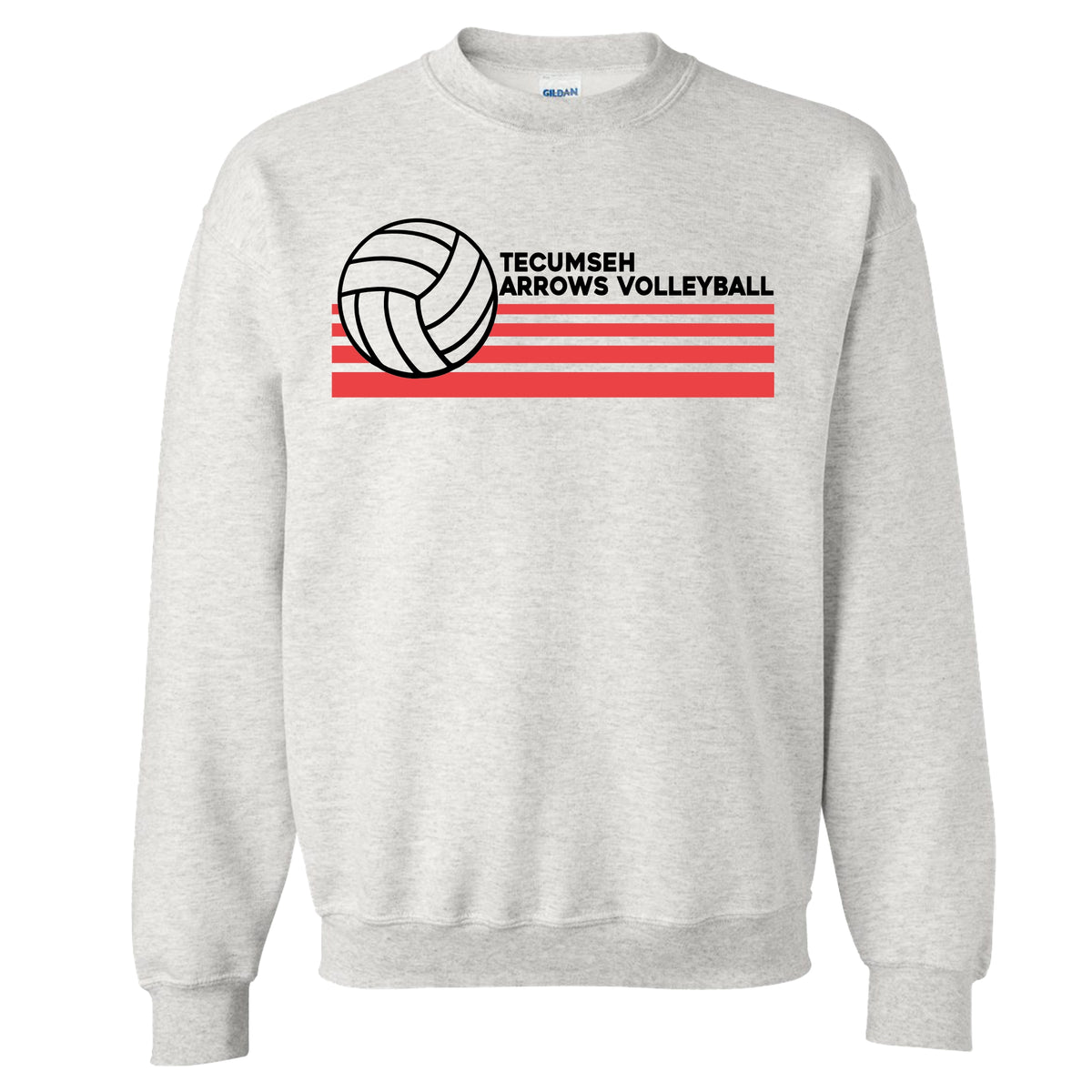 Tecumseh Volleyball Sunset Crewneck Sweatshirt – Arrowsgear