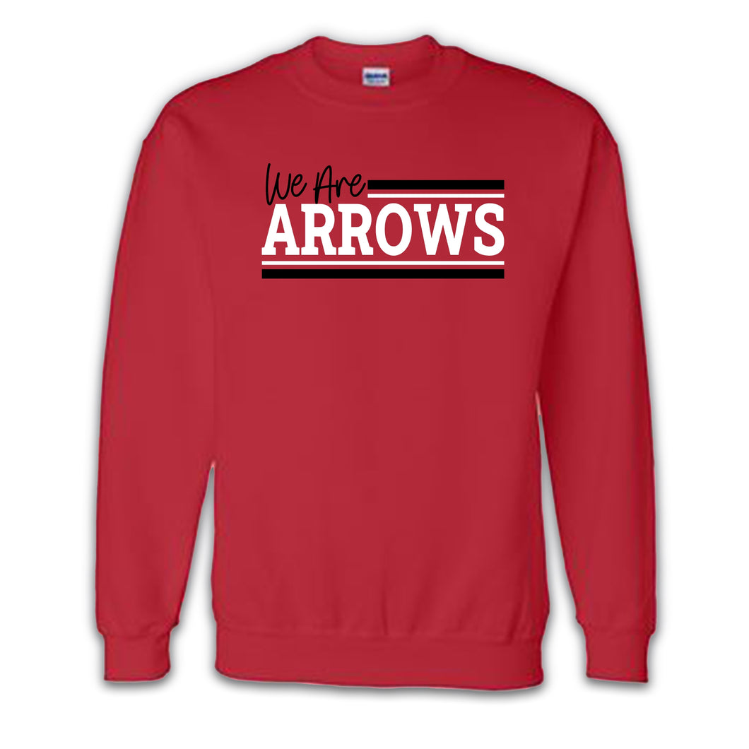 We are Arrows Crewneck Red
