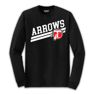 Arrows Angle Stripe Long Sleeve Tshirt