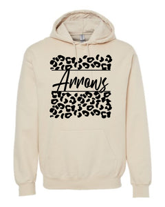 Arrows Leopard Soft Style Hoodie - ADULT