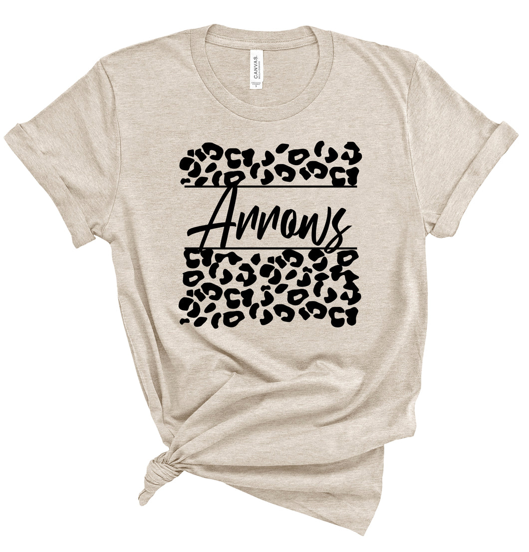 Arrows Leopard Premium Soft Style T-Shirt
