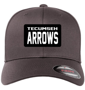 Tecumseh Arrows Flex Fit Grey Hat - YOUTH and ADULT